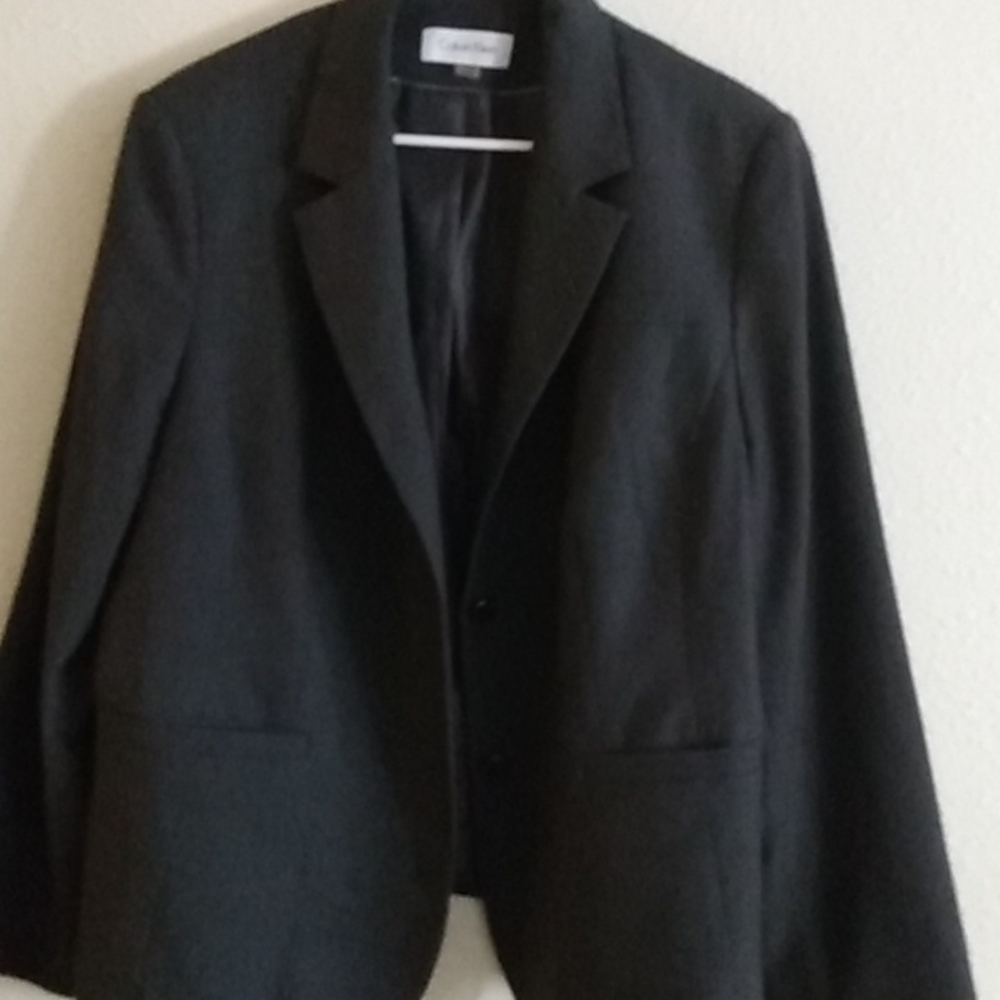 Gray Calvin Klein Blazer
